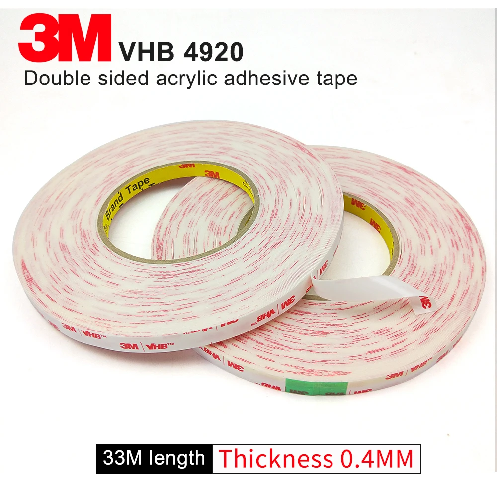 100% оригинальная 3M 4920 VHB акриловая пенная лента/3m майларовая лента/может