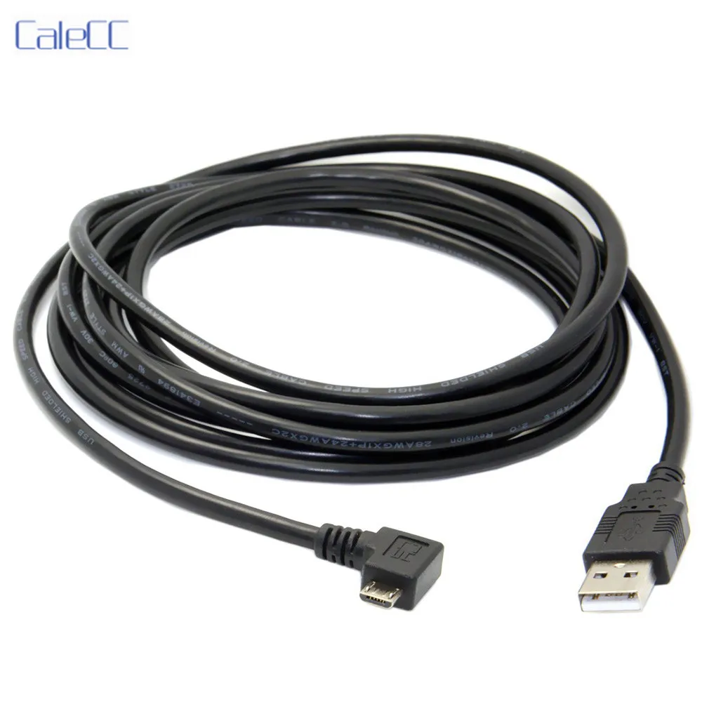 

Right & Left angled 90 degree Micro USB 2.0 Male to USB 2.0 Male Data charging Cable 1m 1.5m 3m 5m MicroUSB angle Cable