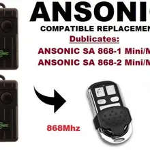 ANSONIC SA 868-1 Mini/M, SA 868-2 M 868Mhz пульт дистанционного управления замена/Дубликатор