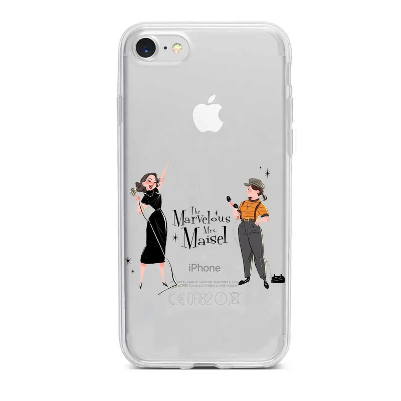 Чудесный мягкий Силиконовый ТПУ чехол для телефона Mrs Maisel iPhone11 11Pro 11ProMax X XR XS Max 8 8Plus