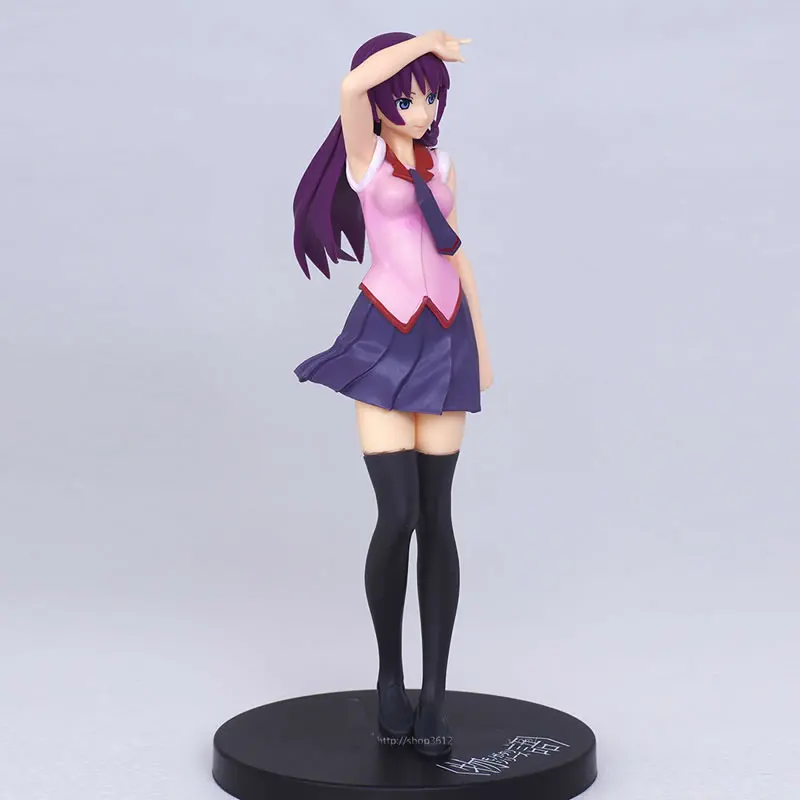 Фигурки аниме 22 см Bakemonogatari senjougaхара Hitagi Симпатичные фигурки из ПВХ Коллекционная