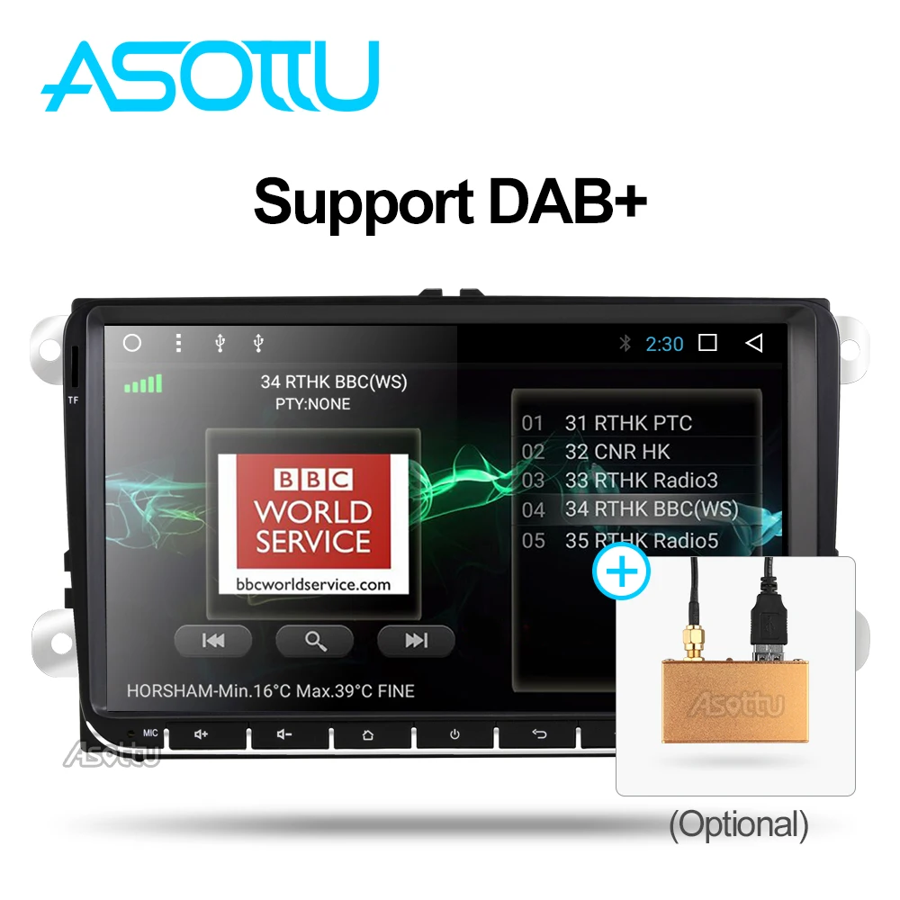 Discount EU RU warehouse Asottu  CDZ9081 car dvd player  for Skoda Fabia octavia Superb Yeti Seat Rapid for vw golf tiguan polo passat CC 4