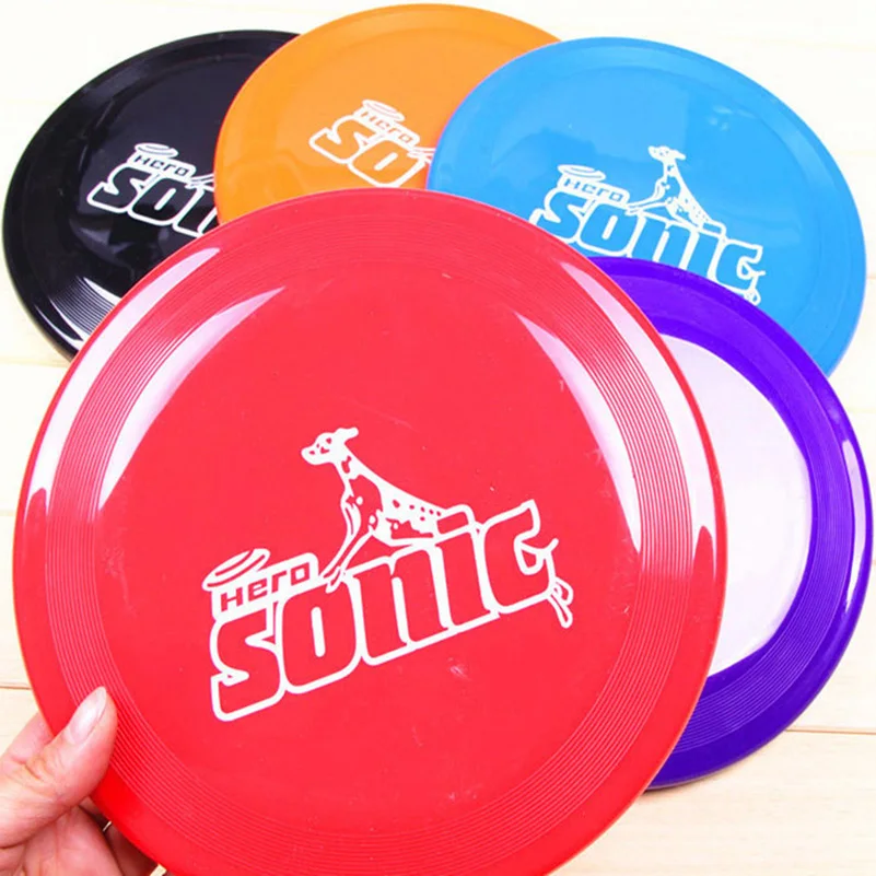

Pet Dog Cat Products Plastic Fly Disk Frisbee Chew Toys