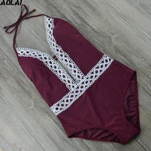 Кружевной Цветочный купальник для женщин,, лоскутный Цельный купальник, сексуальные стринги, монокини, красный купальный костюм, пуш-ап, купальник, Maillot De Bain