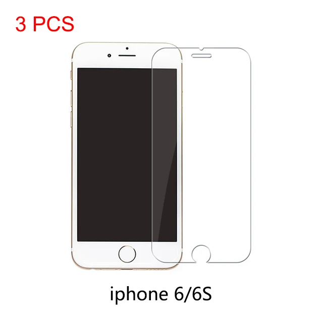 Защитное стекло для iphone 6 7 8 6s Plus X glass flim iphone 7 8x6 защита экрана закаленное стекло на iphone 7 6s - Цвет: For iphone 6 6S