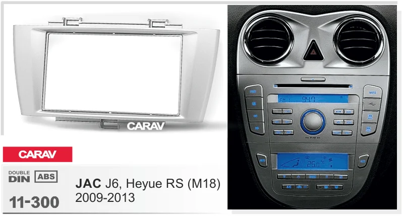 CARAV 11-780 Car Radio Installation Trim Fascia Panel