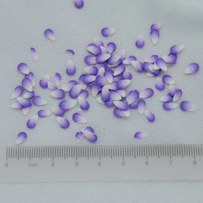 65 г Милая крошечная Полимерная глина для дизайна ногтей, скрапбукинга, поделок, дизайн колеса, украшения для ногтей, Fimo Slice глина, прекрасный набор - Цвет: 2 purple