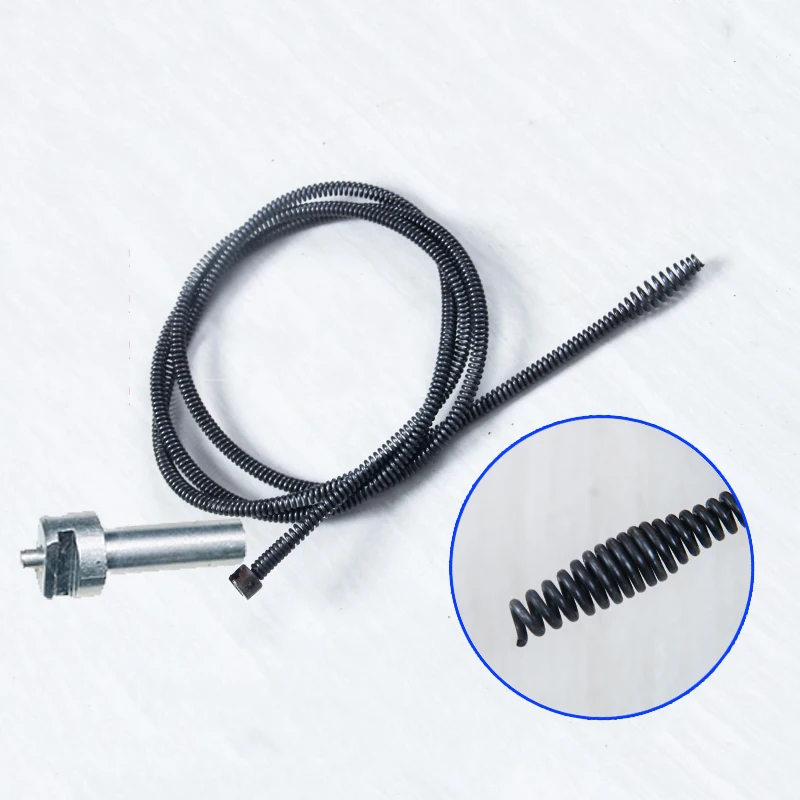 

Wholesale 2m Length Household Sewer Dredger Extension Compression Spring With Connector For Drain Pipe Dredger Cleaning Machine