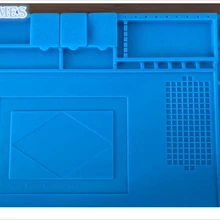Новинка, 1 шт. 45x30 см, силиконовый резиновый Настольный коврик для часов, противоскользящие ювелирные инструменты для ремонта часов