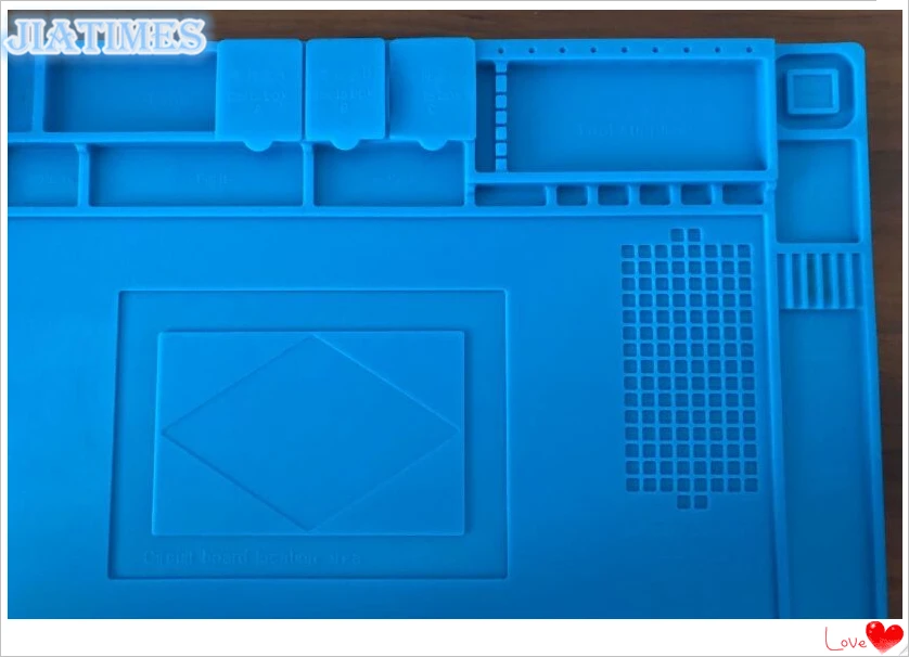  New 1pc 45 x 30cm Watchmaker's Silicone Rubber Desk Mat Pad Anti-Slip Jewelry Watch Repair Tools