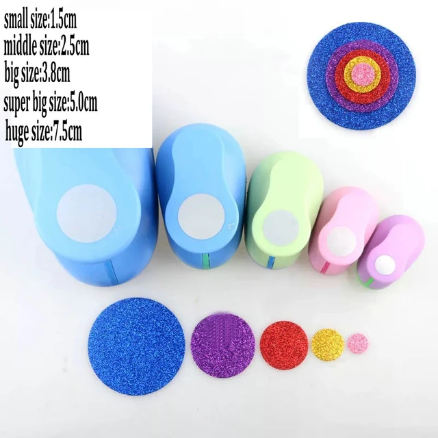 Circle Paper Punch, 5 PCS Circle Punches For Paper Crafts, 5 Different Size  Circle Hole Punch,Random Colors - AliExpress