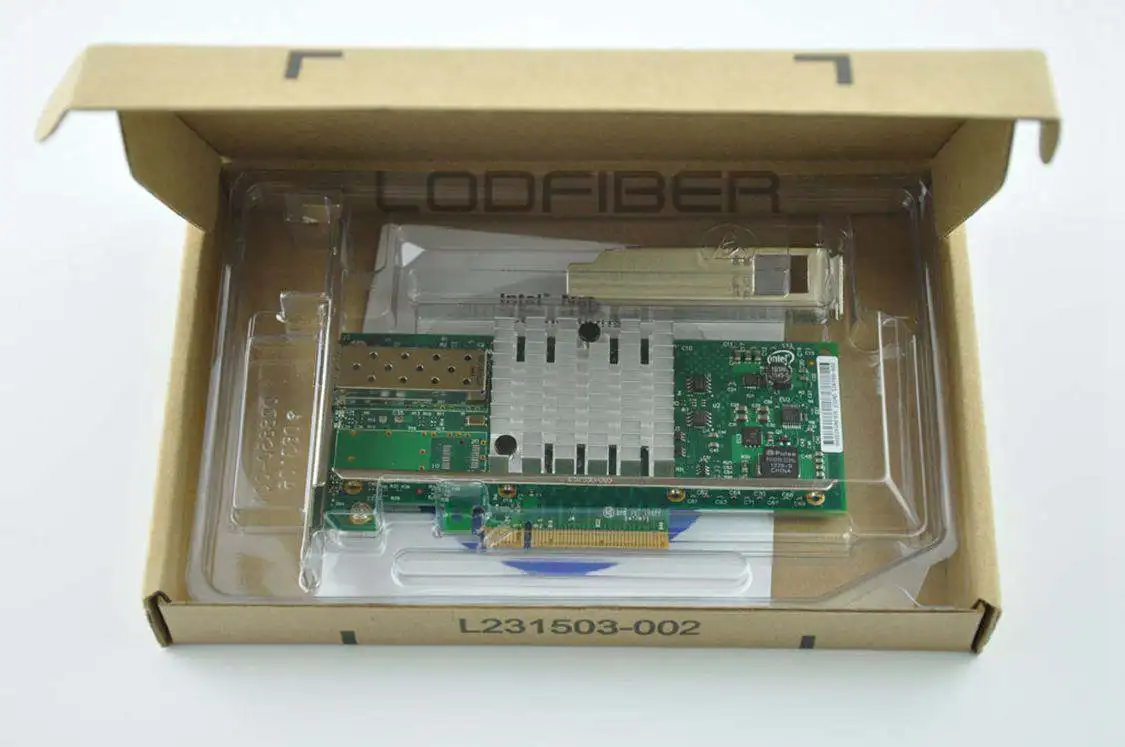 LODFIBER X520-DA1 E10G41BTDA OEM 10Gb Ethernet конвергентный сетевой адаптер | Мобильные телефоны и