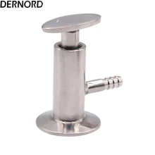 DERNORD санитарный клапан отбора проб 1," Tri Зажим внешний диаметр обоймы 50,5 мм с эллиптическая ручка Нержавеющая сталь SS304 зажим клапан отбора проб