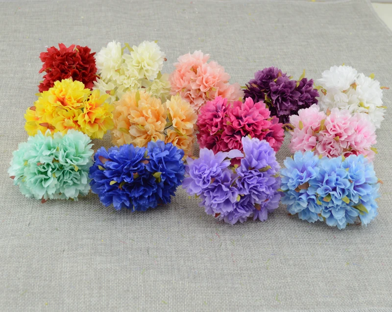 6 ピース ロットシルク造花おしべスクラップブッキング花束花の花輪材料結婚葉おしべ結婚式の箱の装飾 Decorative Chocolate Boxes Decorative File Boxbox Tool Aliexpress