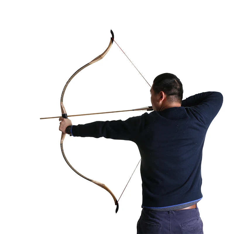 Traditional One piece Archery 134cm traditional bow old fashioned style