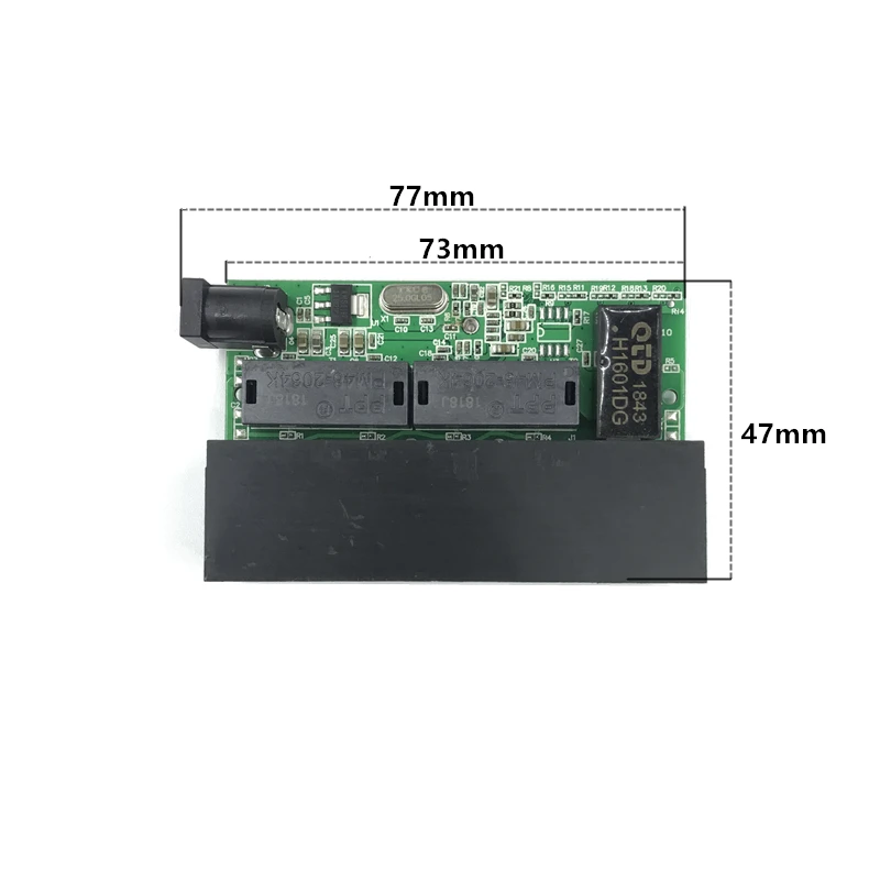 OEM завод прямой Мини Быстрый 10/100 Мбит/с 5 портовый Ethernet сетевой концентратор lan
