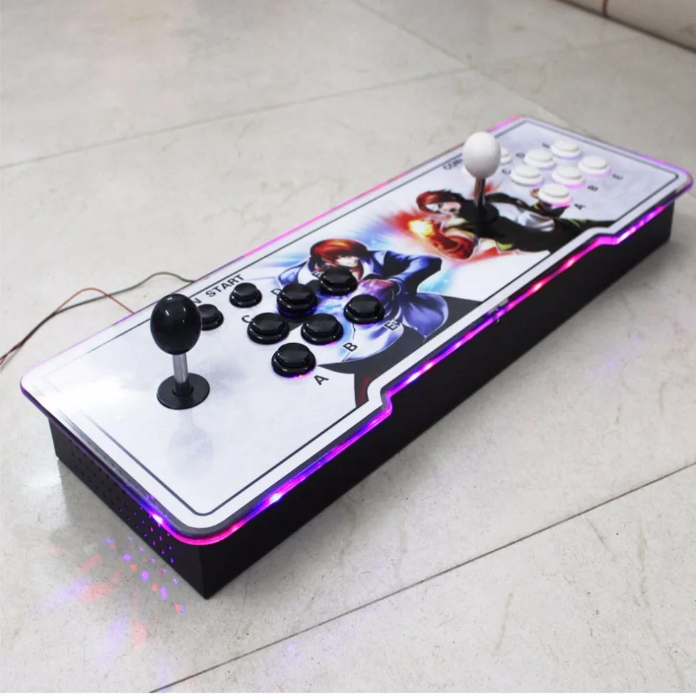 

800 in 1 Pandora's Box 4S TV jamma arcade game console With Double Joystick Button LED lighting With VGA + HIDMI dual Output