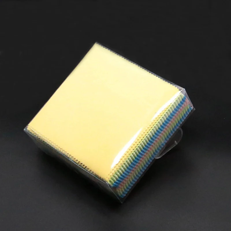 

100PCS/LOT Glasses Eyeglass Cleaning Cloth Soft Micro Fiber Glasses Cloth for Camera Phone Computer Screen Cleaning Wipes