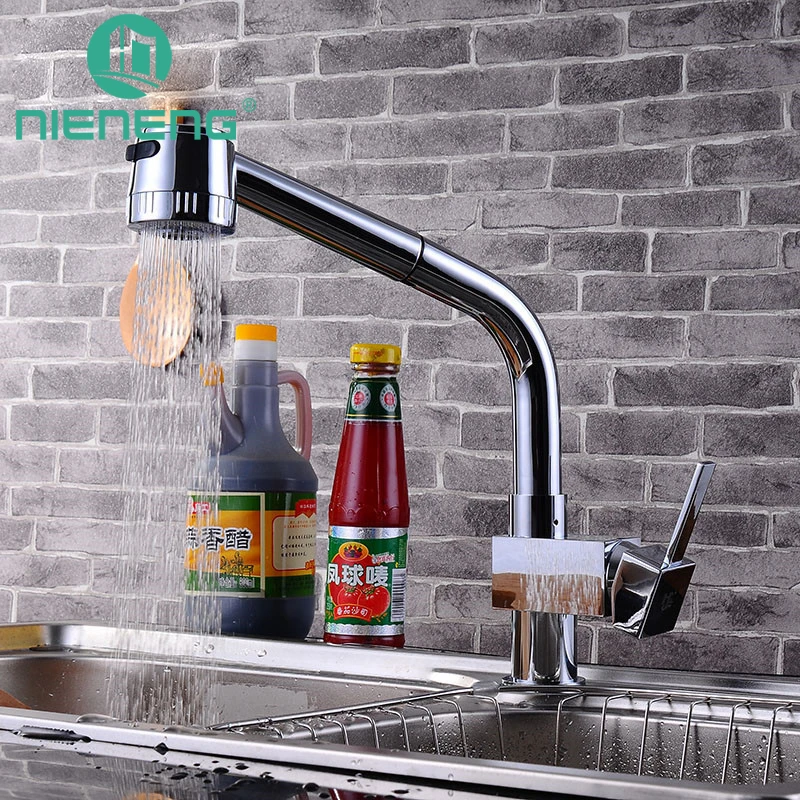

Nieneng Kitchen Faucet Accessories Kitchen Sink Faucets Mixer Tap Single Handle Hole Factory Direct Sales Fixtures ICD60413