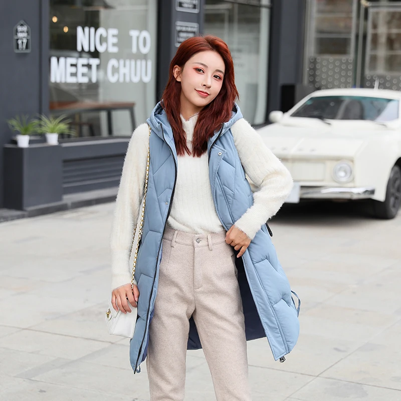 

winter jacket women vest slim hooded winter coat women parkas mujer moda mujer invierno vest winter jacket for women