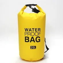 Сумка для плавания сумка для воды 10L 15L 20L водонепроницаемая сумка для хранения сухой мешок для наружного приключения Кемпинг Canyoneering Sailing Surfing