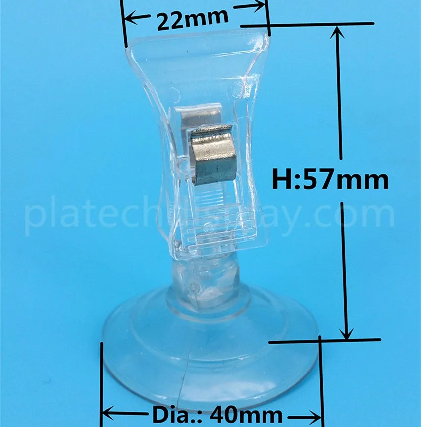 Поп присоска Sucher чашки мягкая База Ясно знак дисплей высота 57 мм продвижение ценник клип Держатели 50 шт. высокое качество