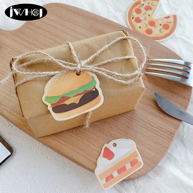 

2 sheet (10 pcs) Geometry/food shape Gift tags card Mini Lomo Card Valentine's Day Greeting Card Birthday Gift Message Cards