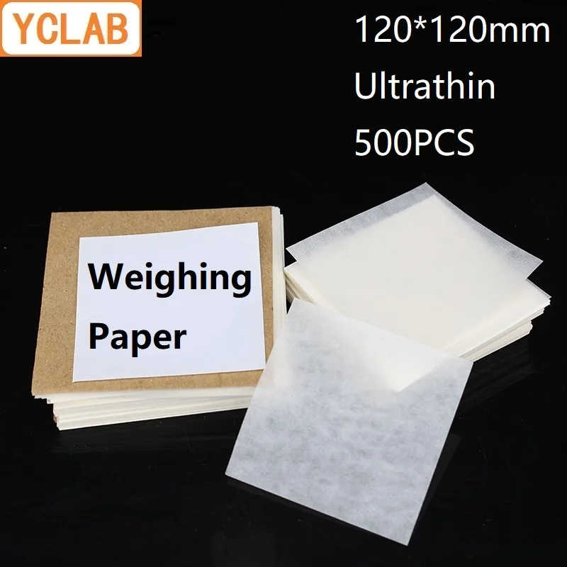 YCLAB 120*120 мм бумага для взвешивания площади ультратонких 500 шт./упак. лаборатория химии оборудования