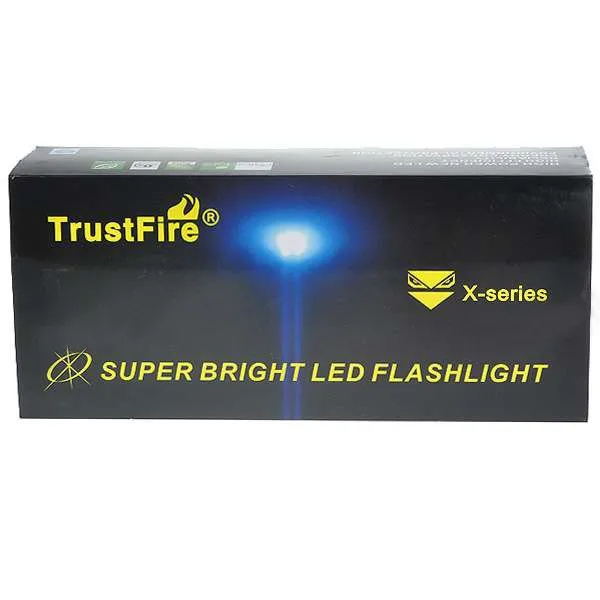 TrustFire X6 SST-90 Cree XM-U2 5-Mode 2300-Lumen светодиодный фонарик с памятью+ 3 шт x 18650 перезаряжаемый аккумулятор
