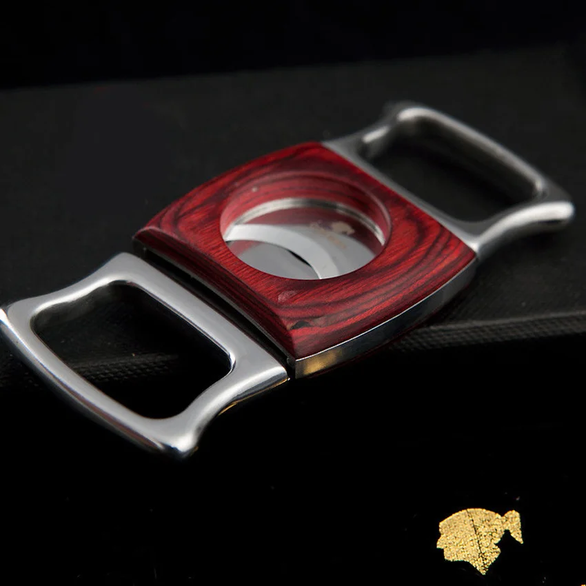 Double Blades Stainless Steel Cigar Cutter Pocket Zigarre Cutter Knife