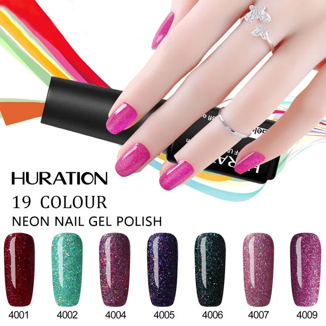 Huration Gel Polish Diy Neon Nail 7ml Long Lasting Uv Led Huration Gel Polish Diy Neon Nail 7ml Long Lasting Uv Led Semi Permanent