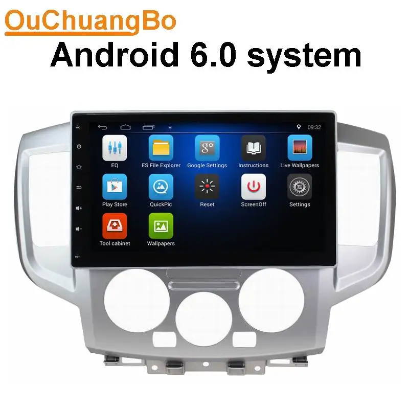 Ouchuangbo car audio stereo radio for Nissan NV200 support BT aux swc