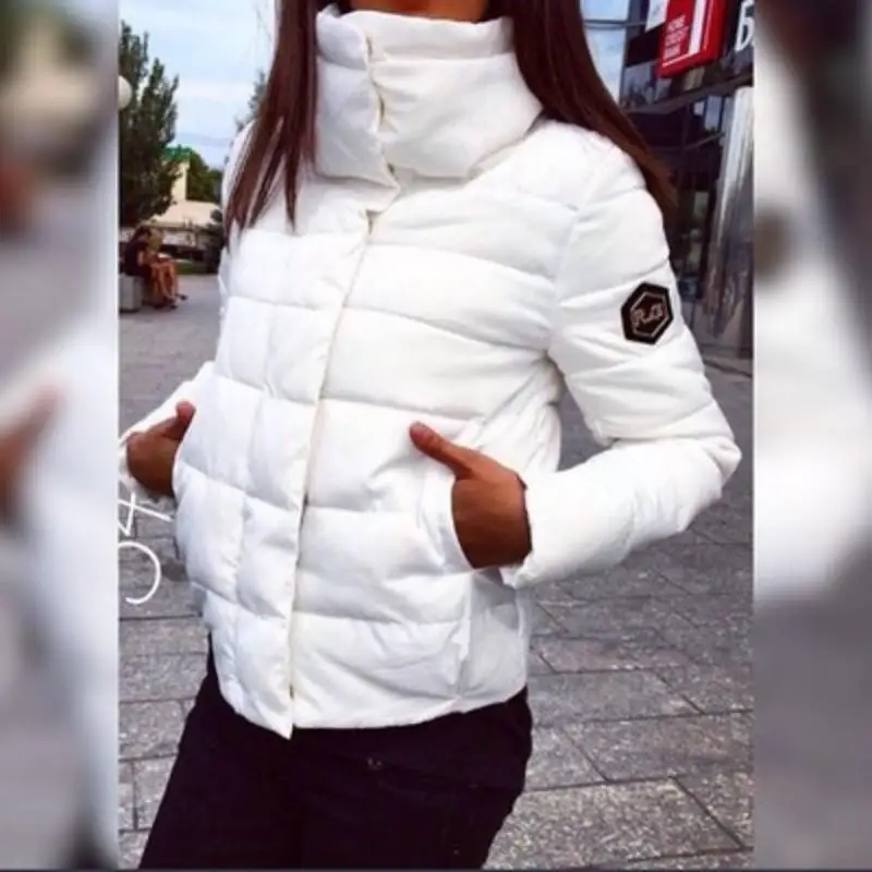 Femmes Plus Black Belle Casual Vers Vestes Bas Taille Nouvelle Veste pink Parkas white Mode Le Femelle blue Hiver Manteau La Automne TTx61rw5q