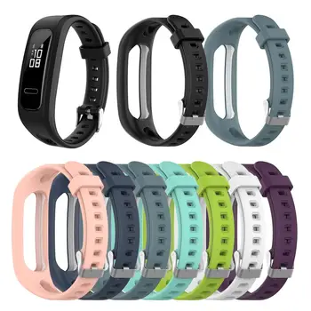 

New Arrival Replacement Silicone Strap Watch Band for Huawei Band 3e Huawei Honor Band 4 Running Version Smart Watch Bracelet