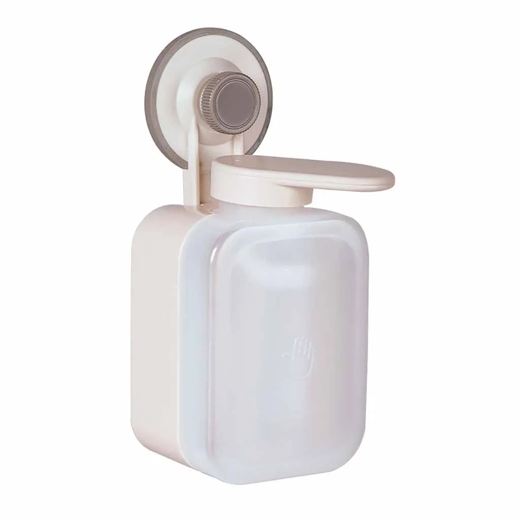 Диспенсер для мыла на присоске, настенный ABS водонепроницаемый мыльница для ванной комнаты, прозрачная пенящаяся бутылка, контейнер для лосьона, бутылка