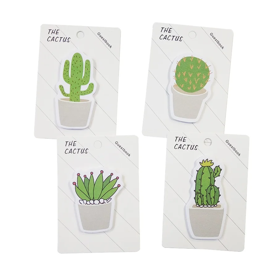 1 упак./лот Kawaii Mini Memo The Cactus Plan Paper альбом для скрапбукинга стикеры школьный блокнот