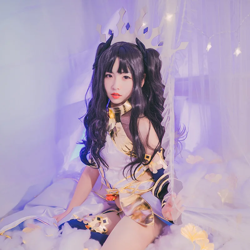 Fate Grand Order Ishtar Rin FGO Tohsaka Косплей Костюм Полный комплект Женский костюм для