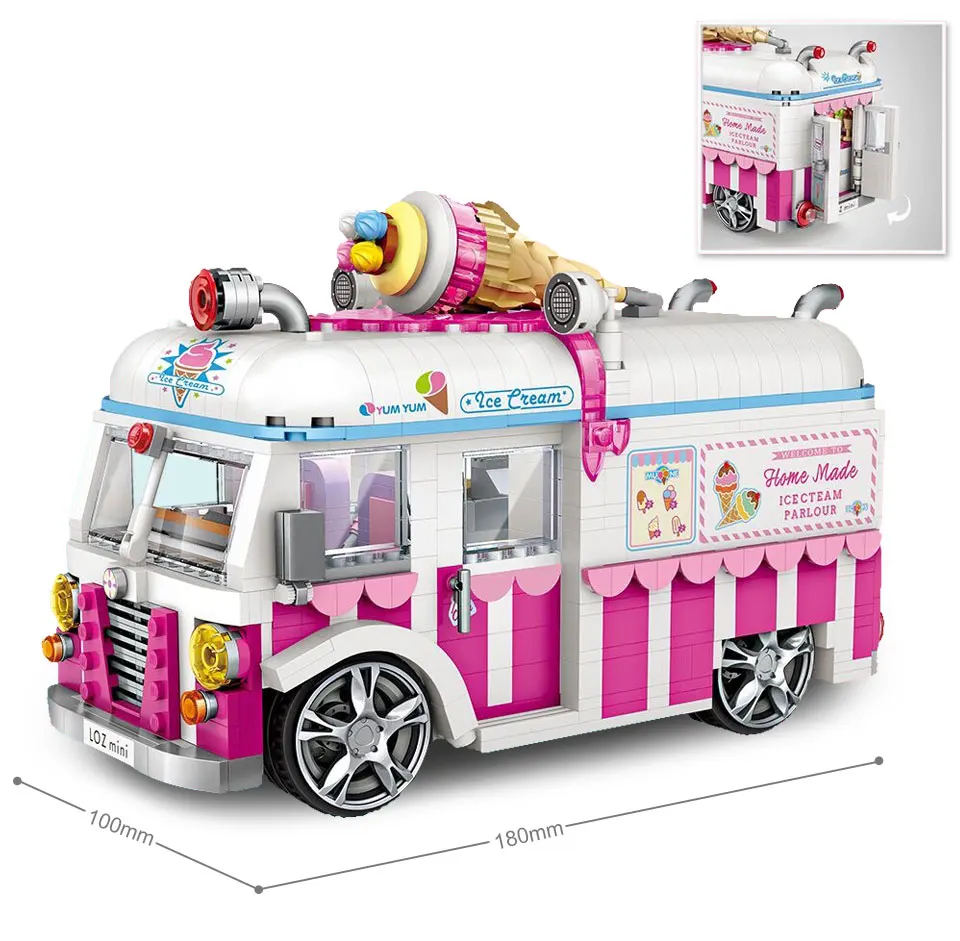 LOZ 1112 Ice Cream Van Car