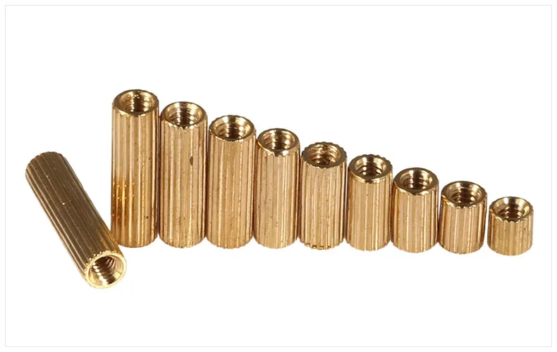 

50pcs/lot copper pillar round Circuit Board Installed M2 column copper pillar for Monitoring CCTV Camera Assembly Accessories