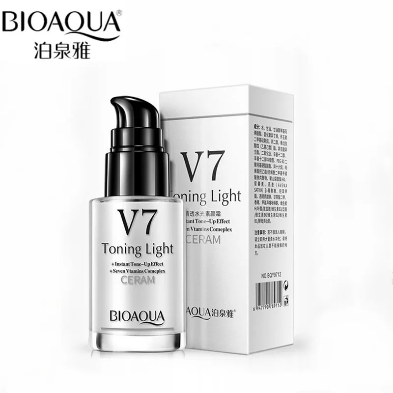 

BIOAQUA V7 Toning light Whitening Concealer Ointment Cream Nutrition Moisturizing Cream Face Care Nourishing Essence Cream