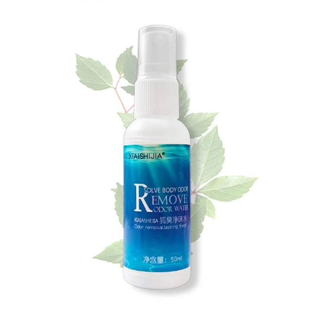 50ml Underarm Herbal Deodorant Remove Spray Body Odor Clean Water