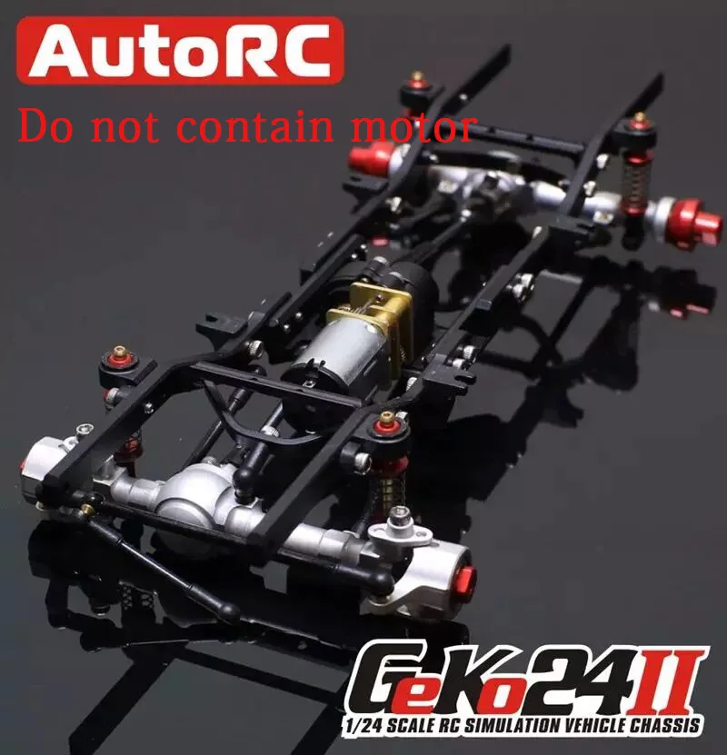 AutoRC 1/24 GK24 v2 полностью металлический Набор для моделирования скалолазания, набор для сборки скалолазания на радиоуправлении, запчасти для автомобилей, версия в сборе, Радиоуправляемый автомобиль без мотора