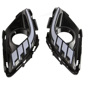 

Turning Signal And Dimming Style Relay 12V Led Car Drl Daytime Running Lights With Fog Lamp Hole For Mazda 6 Atenza 2013 2014