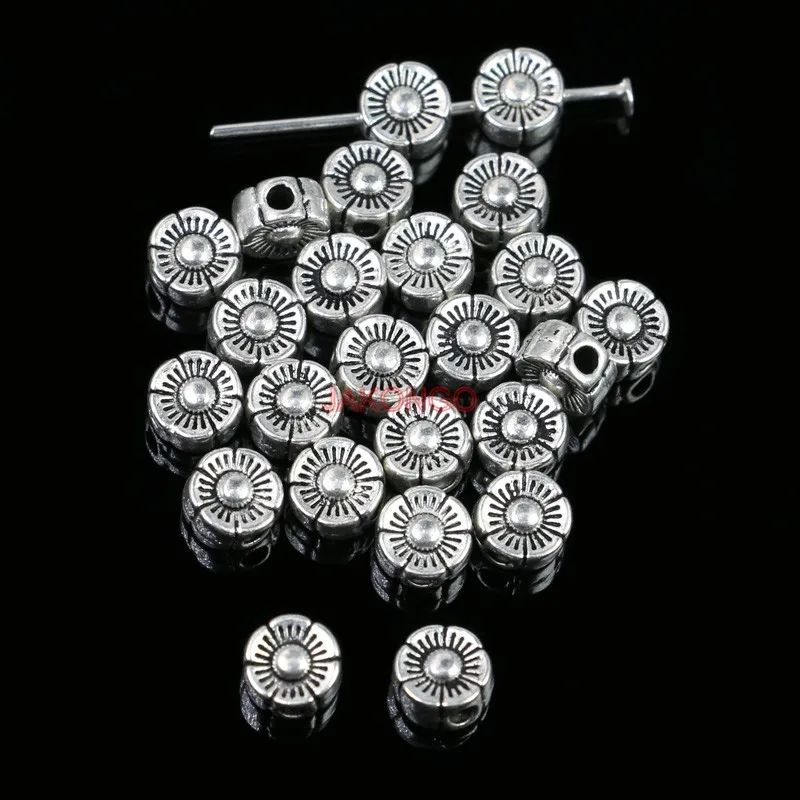 40 шт. бусины разделители для ювелирных изделий|flower spacer beads|spacer beadsflower |