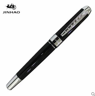 Jinhao 250 сталь Fude каллиграфия перьевая ручка 0,5 мм перо, чистое серебро цвет письма подарок ручка для рисования/офиса/дома - Цвет: 79