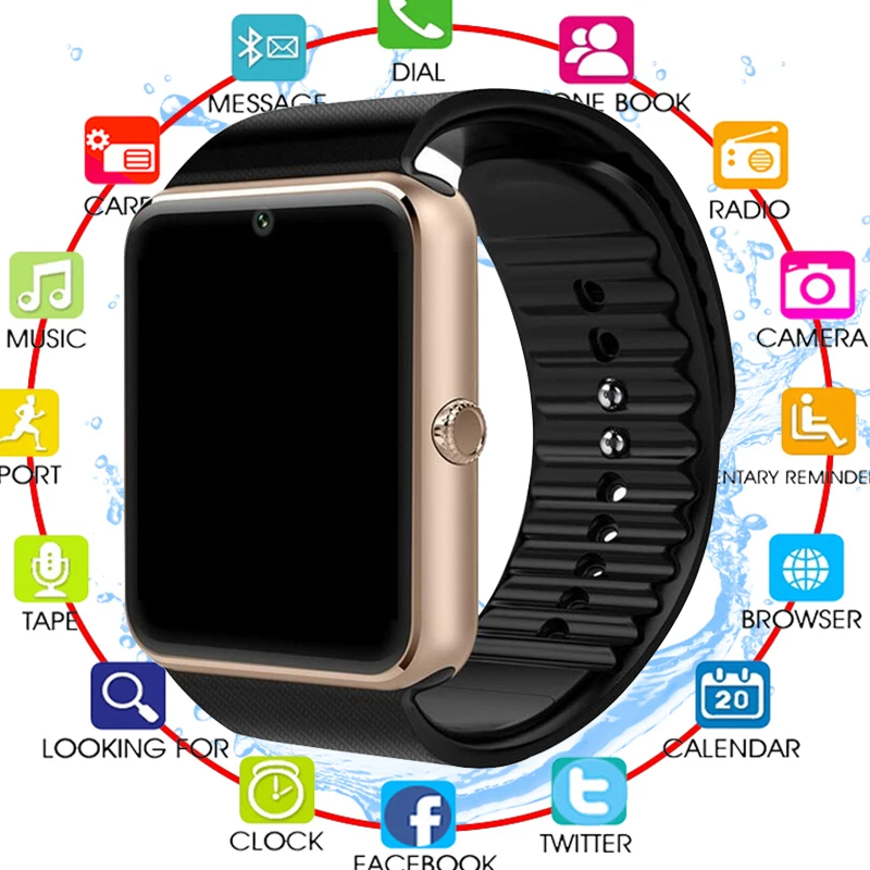

2018 New Smart Watch For Apple Watch Men Women Android Wristwatch Smart Electronics Smartwatch With Camera SIM TF Card PK Z60