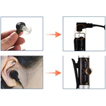 A-60 Rechargeable In-Ear Hearing Aid Adjustable Tone Sound Voice Amplifier 2015 Hot