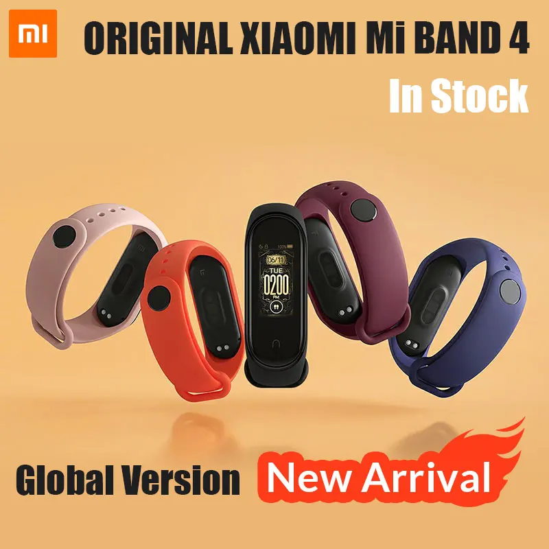 

2019 Newest Xiaomi Mi Band 4 Mp3 Music fuction Color Screen Fitness Heart Rate miband 4 Time Bluetooth 5.0 Smart Bracelet
