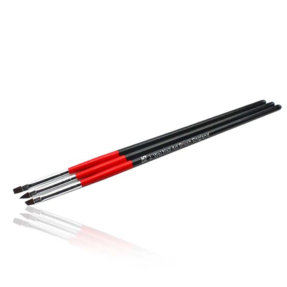 

Nail Art Brush Three Style Head Nail Art Design Set Dotting Painting Drawing Polish Brush Pen Tools Nail Brushes for UV Nail Gel