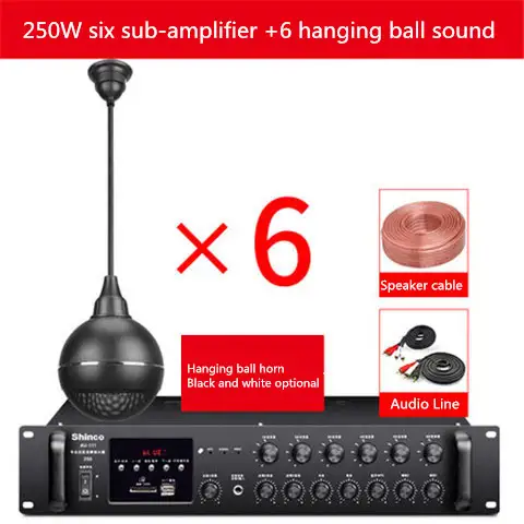Us 189 04 5 Off Shinco V7 Hanging Ball Audio Shop Restaurant Suspended Ceiling Ceiling Speaker Amplifier Kit In In Ceiling Speakers From Consumer